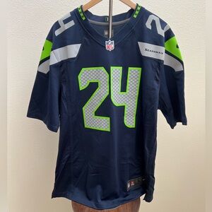 NFL Seahawks Navy On Field Jersey
